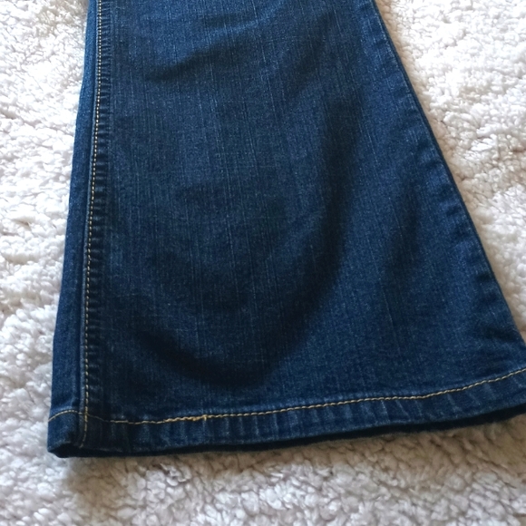 Vintage Levi Strauss Stretch Low Rise Boot Cut Jeans Misses Size 12 Short - Picture 7 of 7